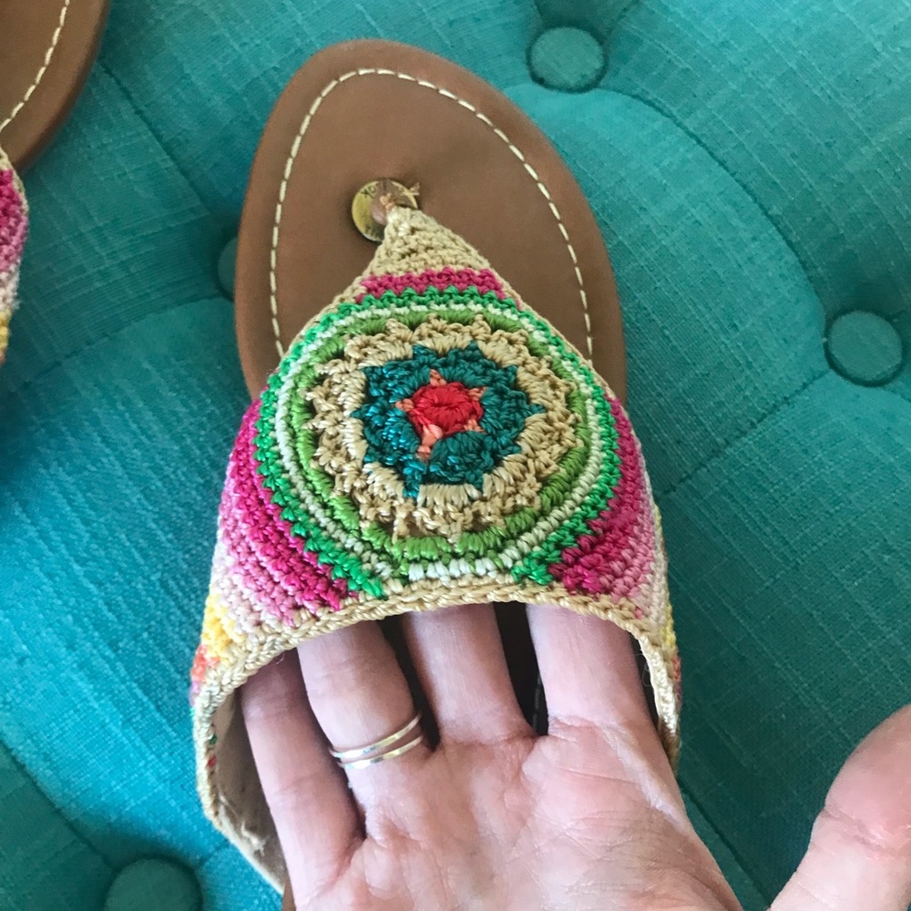 The Sak Crochet Shana Thong Sandals, Sz 9.5 - Picture 6 of 12